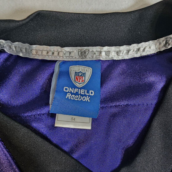 Joe Flacco Baltimore Jersey Ravens #5 Purple NFL Size 54 Reebok - Picture 3 of 5